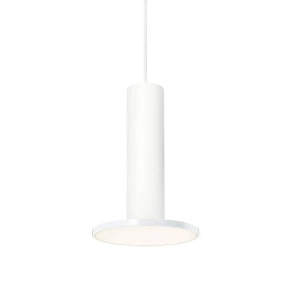 Pablo Cielo Lamps Pablo Designs "Cielo" Modernist Minimalist LED Pendant Light in All White NIB