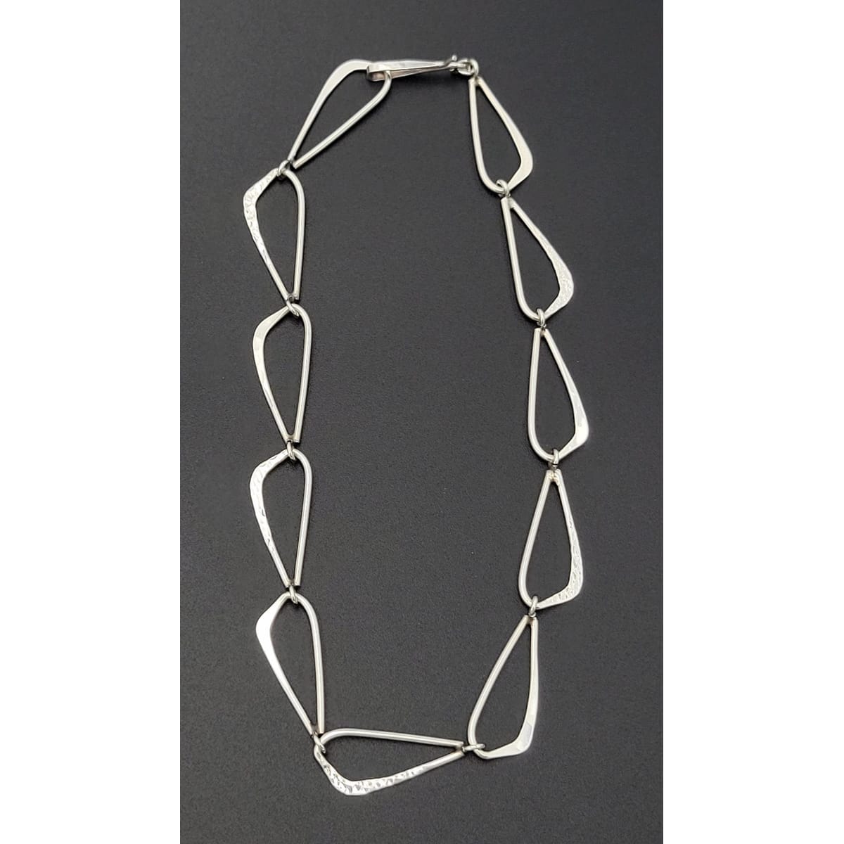 Paul Voltaire Jewelry RARE US Designer Paul Voltaire Sterling Abstract Modernist Necklace Circa 1950s