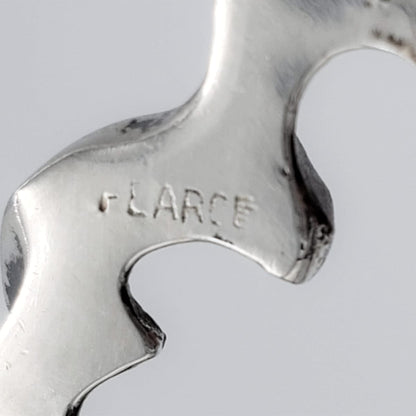 Pearce Jewelry Designers Fred Kate Pearce Sterling Abstract Modernist Brutalist Brooch 1965