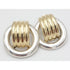 Peter Brams Designs Jewelry Peter Brams Designs Sterling & 14k Gold Large Classic Doorknocker Earrings 1980s