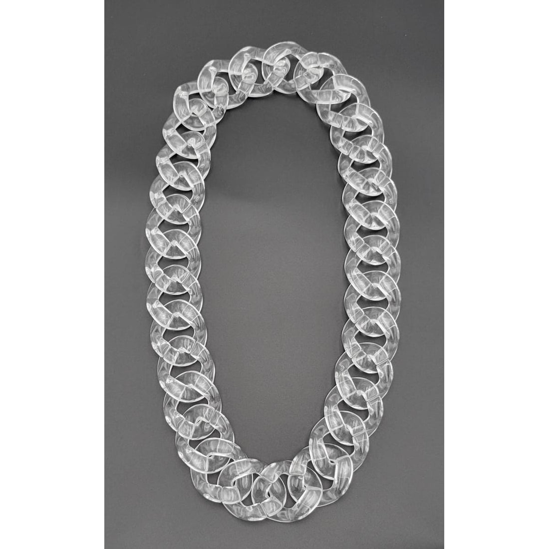 Pono Joan Goodman Jewelry Designer PONO Italy Massive Lucite Runway Couture Necklace