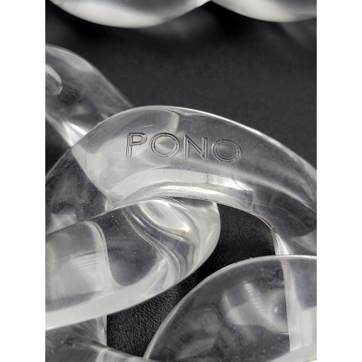 Pono Joan Goodman Jewelry Designer PONO Italy Massive Lucite Runway Couture Statement Necklace 2003/04