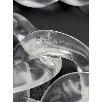 Pono Joan Goodman Jewelry Designer PONO Italy Massive Lucite Runway Couture Statement Necklace 2003/04