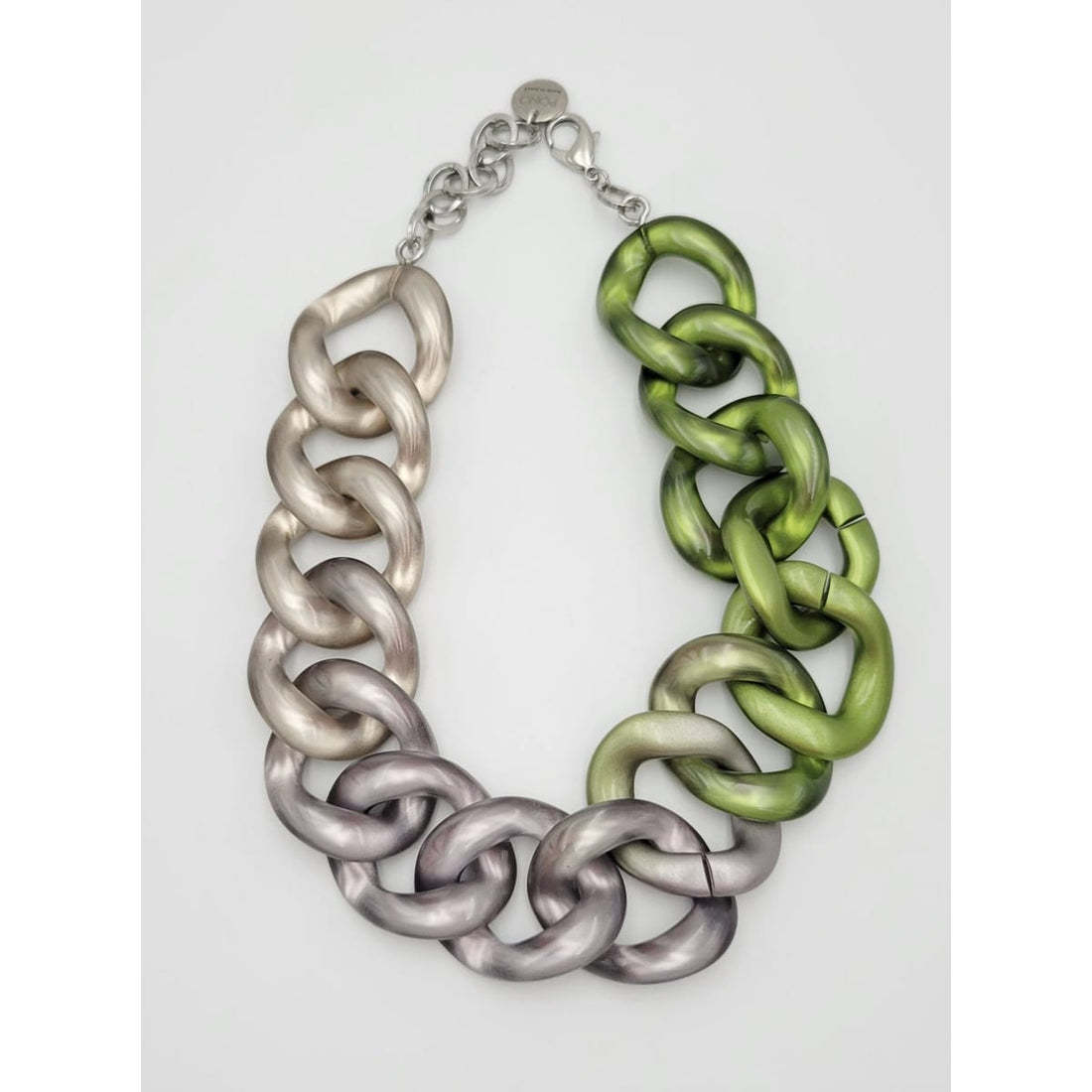 Pono Joan Goodman Jewelry Designer PONO Italy Massive Lucite Runway Couture Statement Necklace
