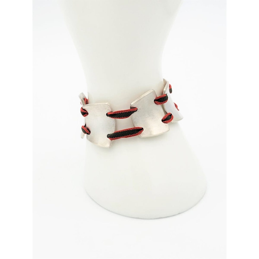 Prudenci Sanchez Jewelry VNTG Prudenci Sanchez Spain Modernist Unique Sculptural Sterling Bracelet RARE