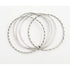 Randers Solv Jewelry Danish Designer Randers Solv Sterling Modernist Set - 5 Connected Bangles 1980s