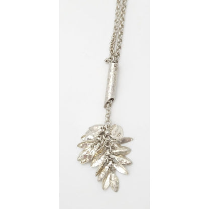 Rapul Cano Jewelry Designer Rapul Cano Mexico Artisan Sterling Modernist Lariat Tassel Necklace