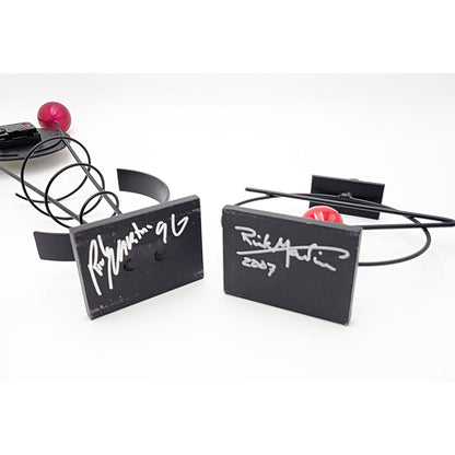 Rick Martin Clock and Candleholder Rick Martin Abstract Modernist Pop Art Memphis Style Clock &amp; Candleholder