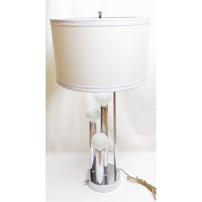Robert Sonneman Lighting MCM Robert Sonneman Modernist 4 Pillar Tall Architectural Table Lamp 1960/70s