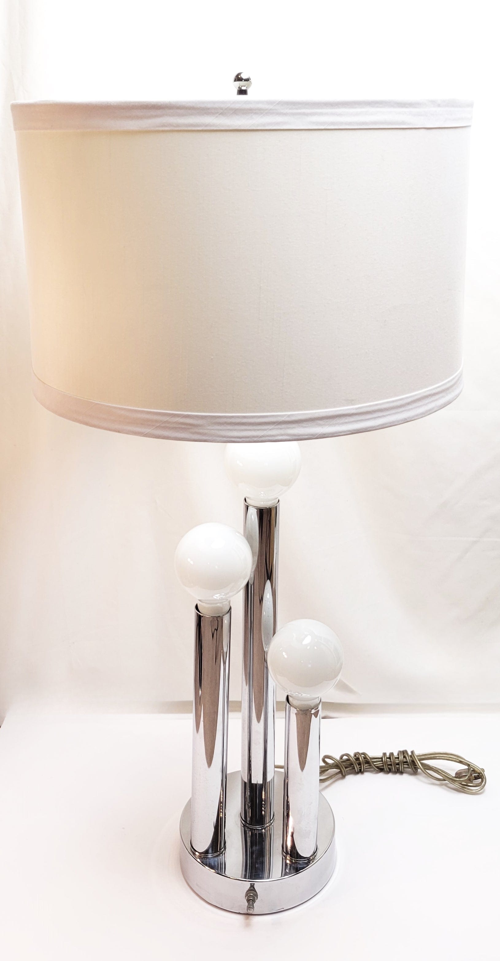 Robert Sonneman Lighting MCM Robert Sonneman Modernist 4 Pillar Tall Architectural Table Lamp 1960/70s