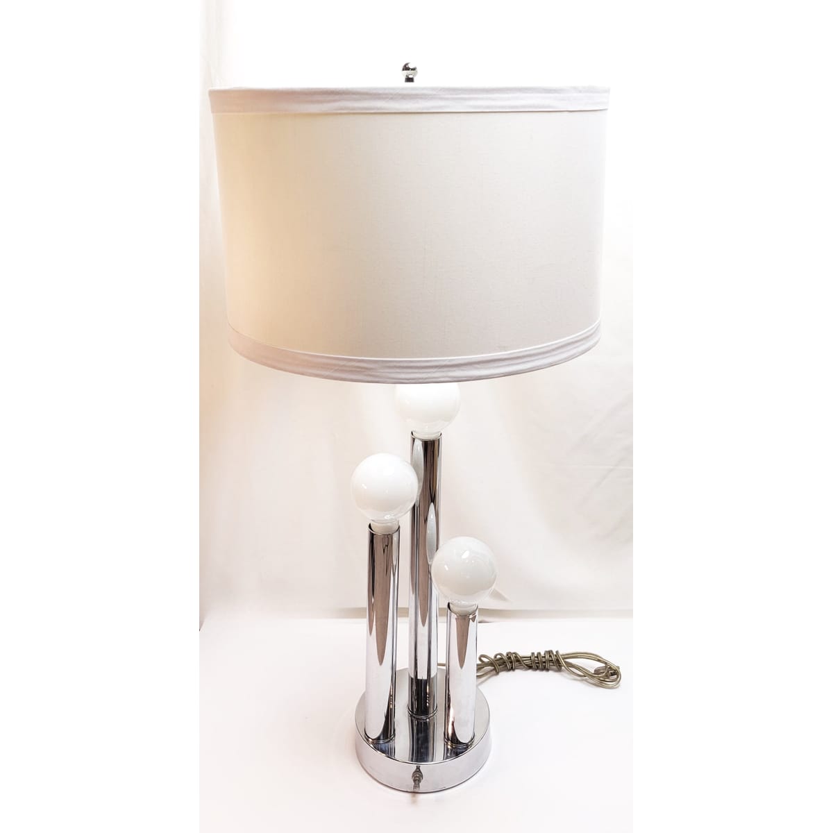 Robert Sonneman Lighting MCM Robert Sonneman Modernist 4 Pillar Tall Architectural Table Lamp 1960/70s