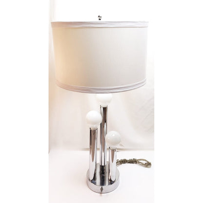 Robert Sonneman Lighting MCM Robert Sonneman Modernist 4 Pillar Tall Architectural Table Lamp 1960/70s