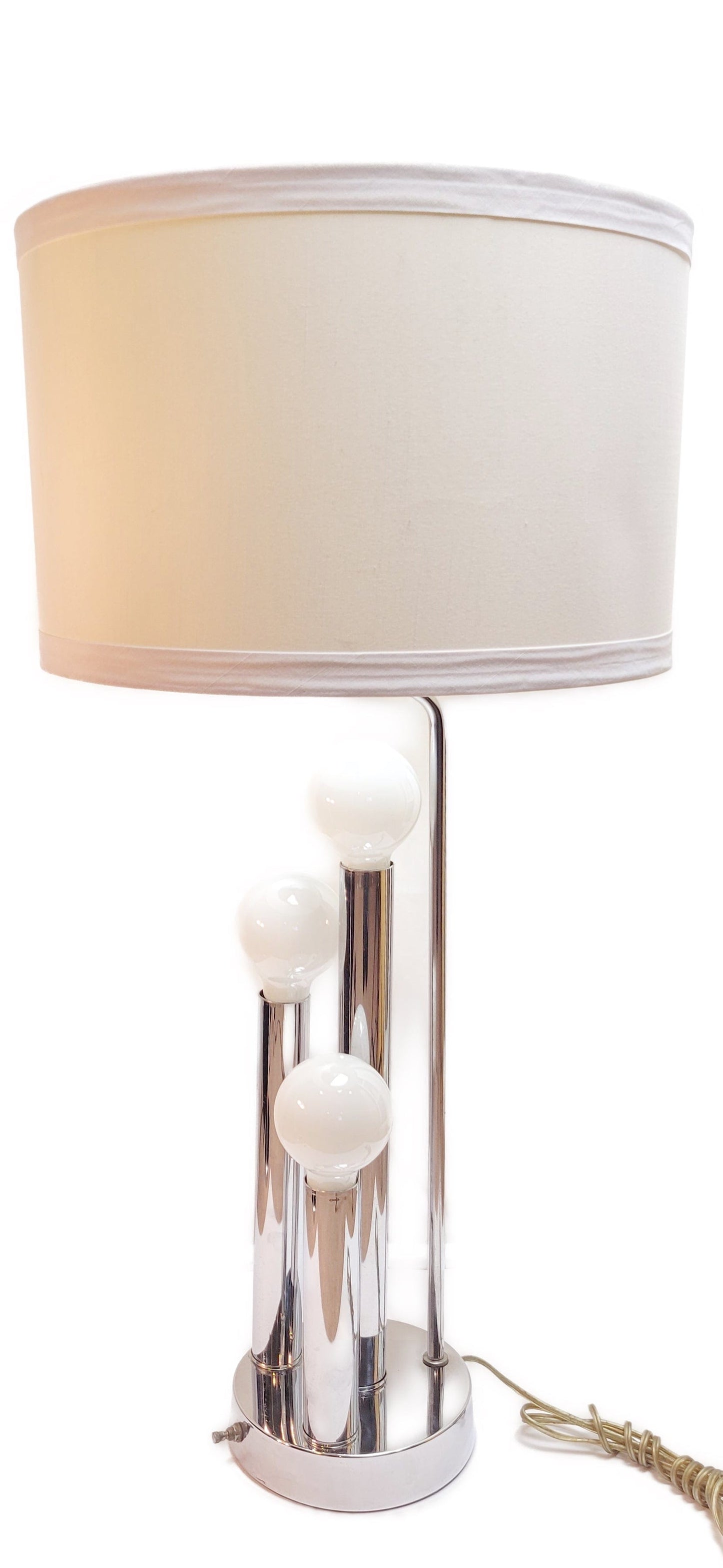 Robert Sonneman Lighting MCM Robert Sonneman Modernist 4 Pillar Tall Architectural Table Lamp 1960/70s