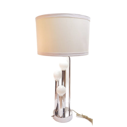Robert Sonneman Lighting MCM Robert Sonneman Modernist 4 Pillar Tall Architectural Table Lamp 1960/70s