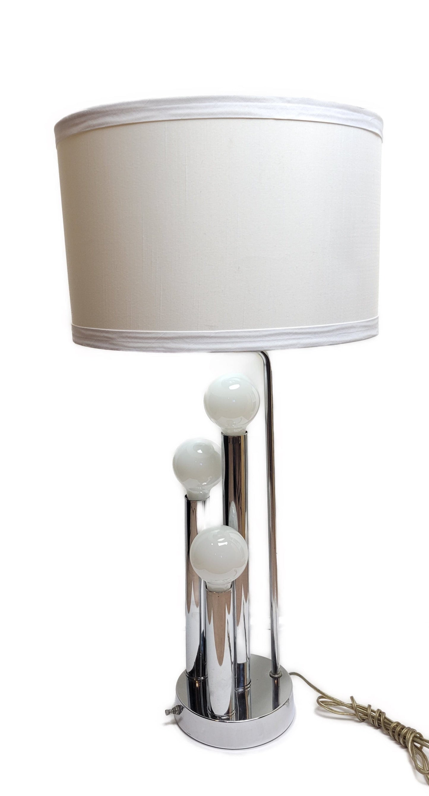 Robert Sonneman Lighting MCM Robert Sonneman Modernist 4 Pillar Tall Architectural Table Lamp 1960/70s