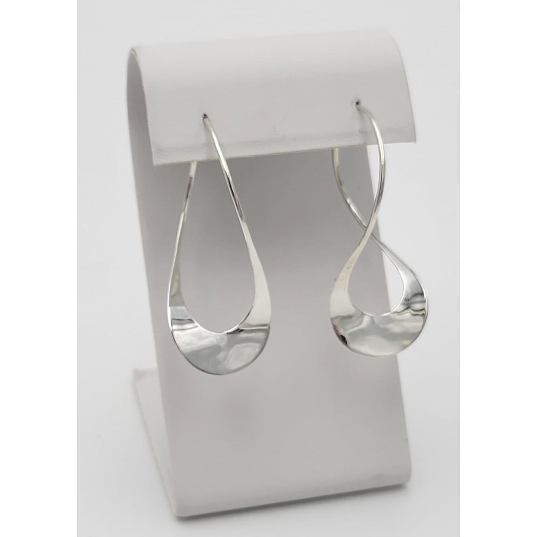 Ronald Hayes Pearson Jewelry US Designer Ronald Hayes Pearson Sterling Abstract Modernist Long Earrings 1980s