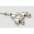 Scandinavian Silver Jewelry Scandinavian Sterling Abstract Modernist Articulating Pendant Necklace Circa 1980s