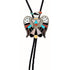 Shack Zuni Jewelry Fantastic Ornate ZUNI New Mexico THUNDERBIRD Sterling Silver Bolo Tie Signed