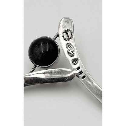 Sigi Tasco Jewelry Superb Sigi Tasco Sterling &amp; Precious Stones Floating Orbs Demi Parure Set 1950s