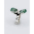 Sirokoru Jewelry RARE Matti Hyvärinen Sirokoru Finland 925S AGATE Modernist Abstract Ring 1970s