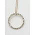 SLC Jewelry 14Kt Gold and Diamond Modernist Necklace Circa 1980s SLC