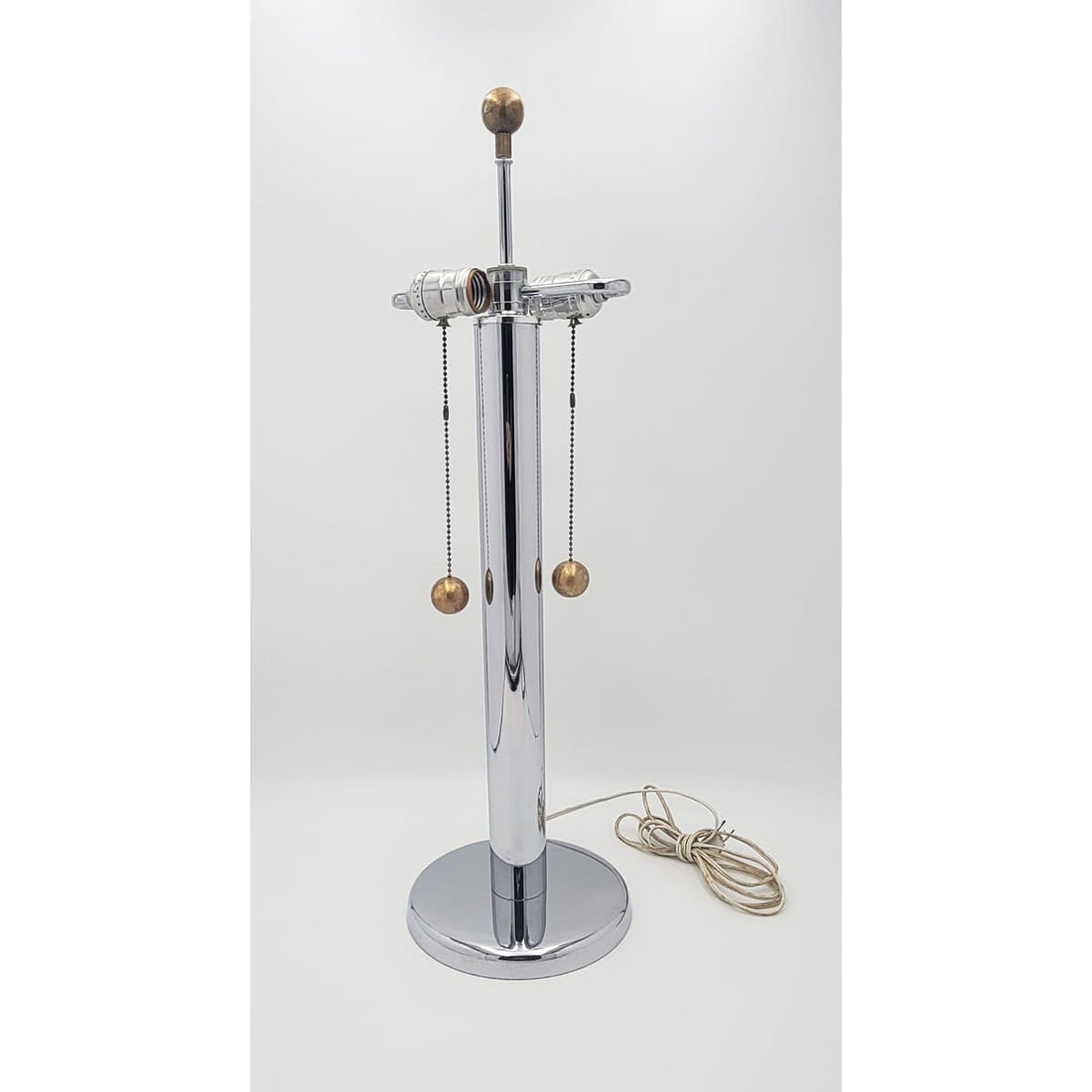 Robert Sonneman Lighting Superb Sonneman for Kovacs Chrome Modernist Bauhaus Table Lamp Circa 1960&