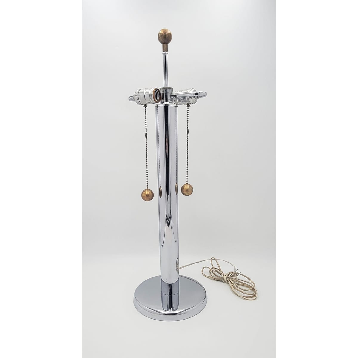 Robert Sonneman Lighting Superb Sonneman for Kovacs Chrome Modernist Bauhaus Table Lamp Circa 1960&