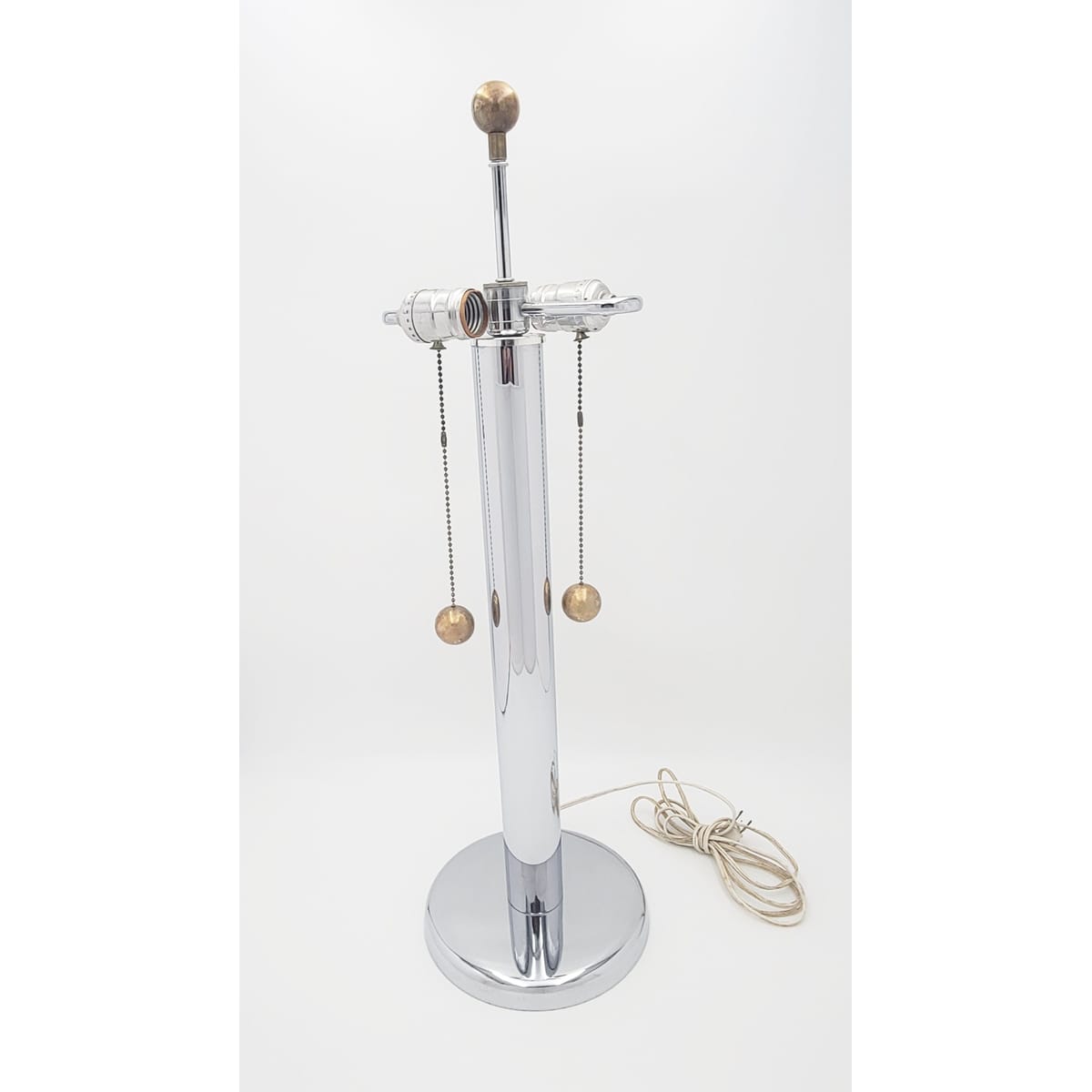 Robert Sonneman Lighting Superb Sonneman for Kovacs Chrome Modernist Bauhaus Table Lamp Circa 1960&