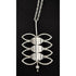 Sorensen Ehlers Jewelry Sorensen Ehlers Denmark Sterling Retro Atomic Pendant Necklace Circa 1970&