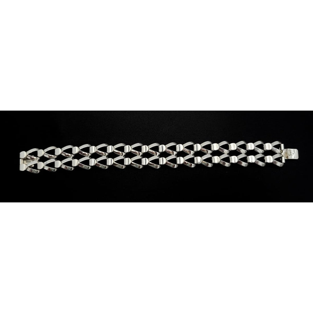 Sterling Bracelet Jewelry Designer Sterling Abstract Modernist Studio Bracelet