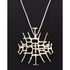 Studio Else & Paul Norway Jewelry Studio Else & Paul Norway Sterling Abstract Mod Brutalist 3D Necklace C. 1960s