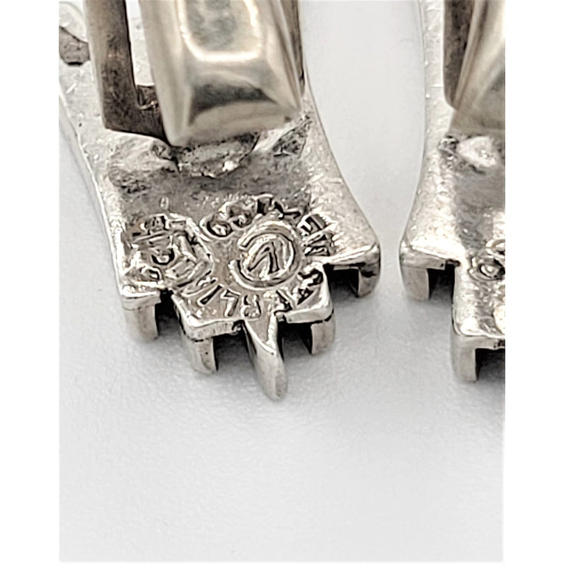 Taxco Jewelry MCM Taxco Designer Sterling Danish Modernist Style Cufflinks Signed Eagle 3