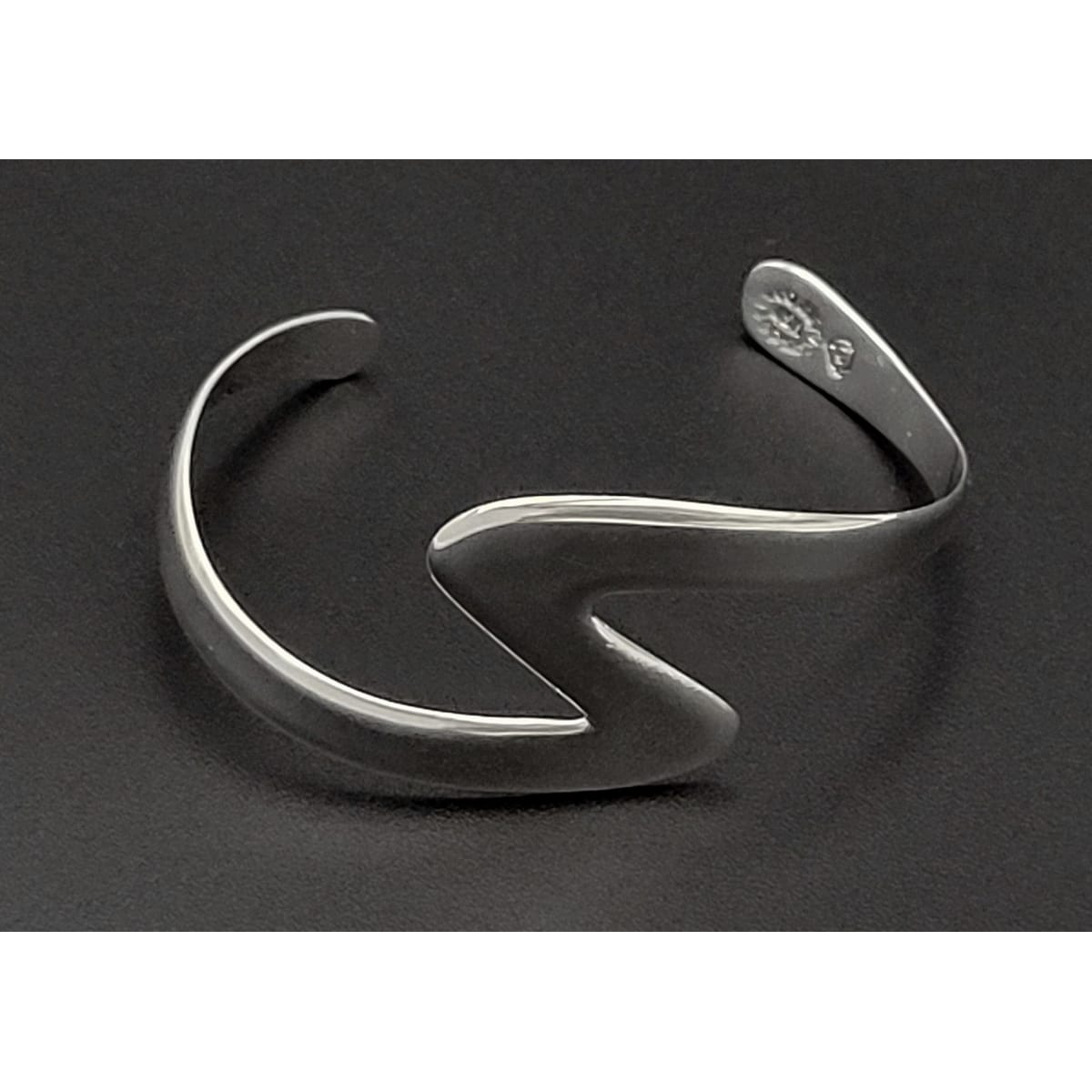 Taxco Sterling Jewelry Vintage Designer Sterling Modernist Taxco Zig Zag Cuff Bracelet