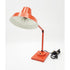 Tensor Lighting Rare Jay Monroe for Tensor Atomic Orange Articulated Desk Table Lamp 1960s