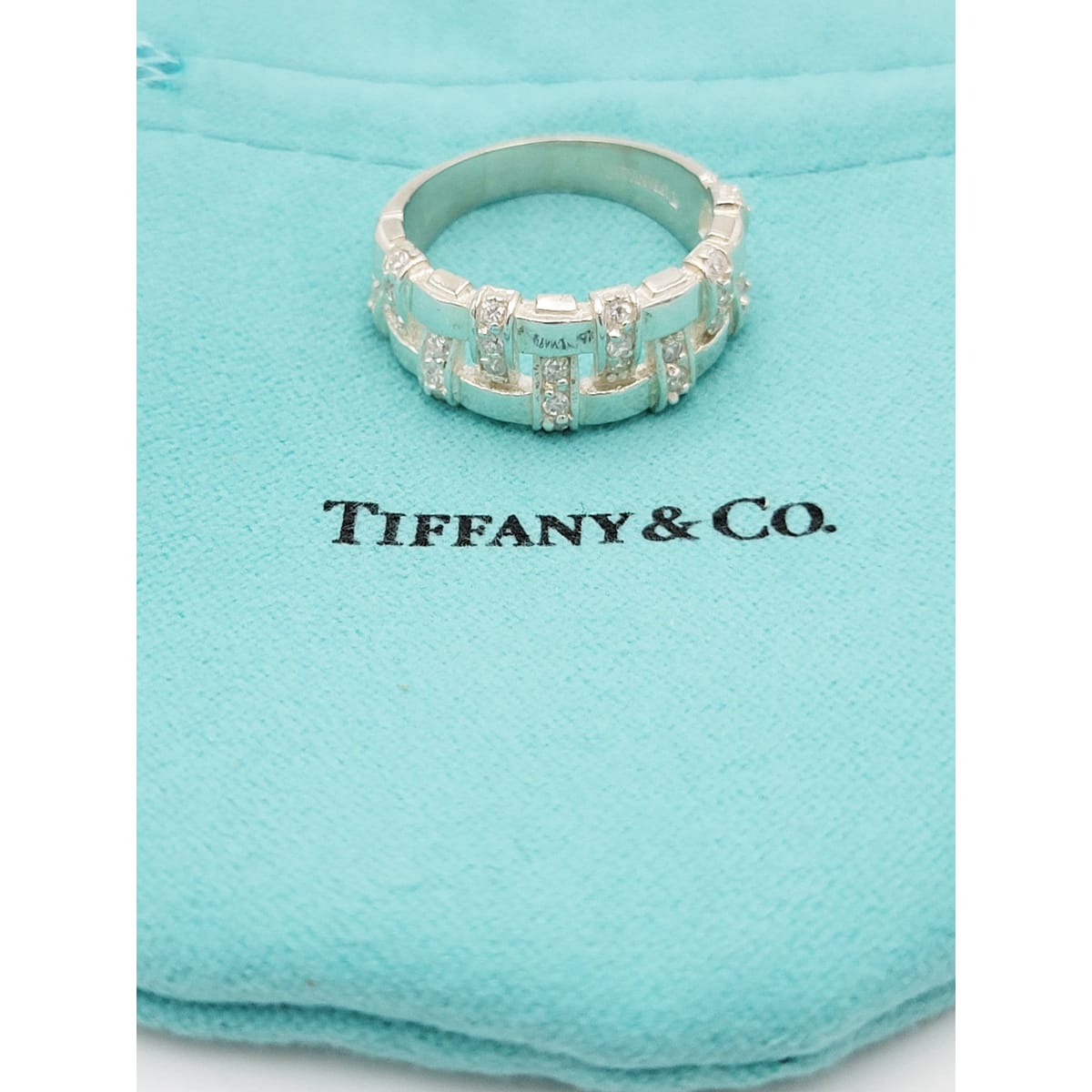 Tiffany &amp; Co. Jewelry Authentic Sterling Silver Tiffany &amp; Co Ring &amp; Bag