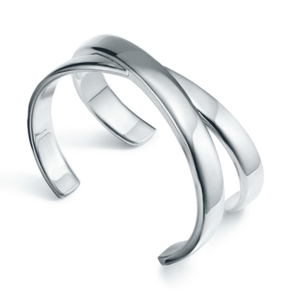 Tiffany &amp; Co. Jewelry Superb Tiffany &amp; Co Paloma Picasso Solid Sterling Graffiti X Cuff Bracelet Size L