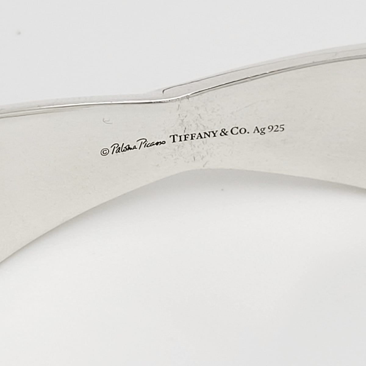 Tiffany &amp; Co. Jewelry Superb Tiffany&amp;Co Paloma Picasso Solid Sterling Graffiti X Cuff Bracelet Size L