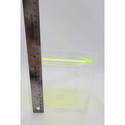 Tinsley Mortimer Ice Bucket Neon Green Yellow Solid Lucite Ice Bucket 