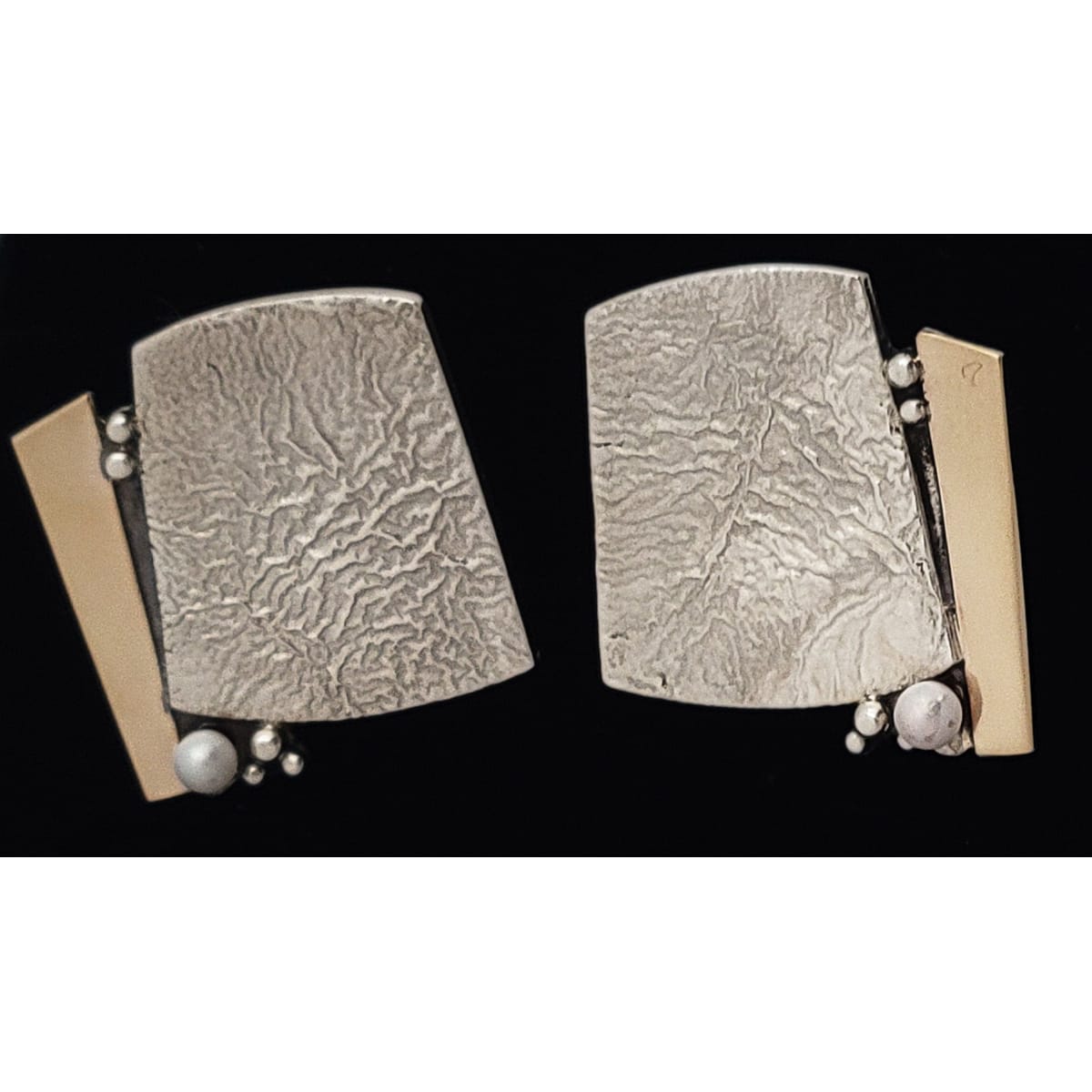 TMCMH Jewelry Artisan .925/14K Seed Pearl Artisan Earrings 