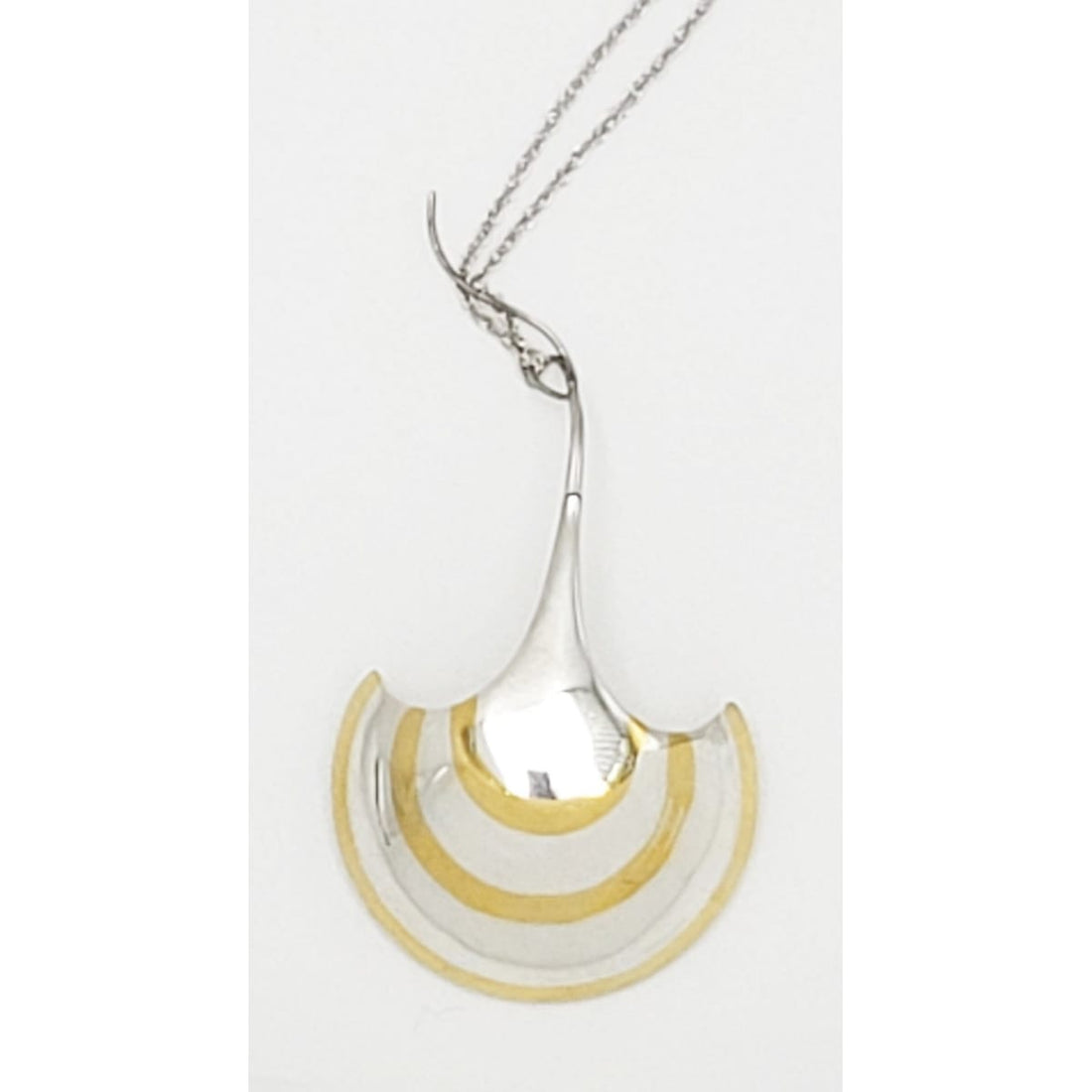 TMCMH Jewelry Designer Stingray Sterling Silver &amp; 24k Gold Necklace