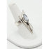 Torben Hermann Meier Jewelry Danish Torben Meier Sterling Moonstone Retro Atomic 3-D Large Cocktail Ring 1950s