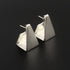 Vahan Sterling Jewelry Vintage Designer Alwan Vahan Sterling Silver Modernist Earrings