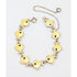 Volmer Bahner Jewelry Danish Volmer Bahner Sterling & Yellow Enamel Fish Link Bracelet Circa 1950s