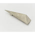 Zaremski Jewelry Retired 925S Zaremski HUGE 3-D Triangular Modernist Textured Brooch Pin Circa 1992
